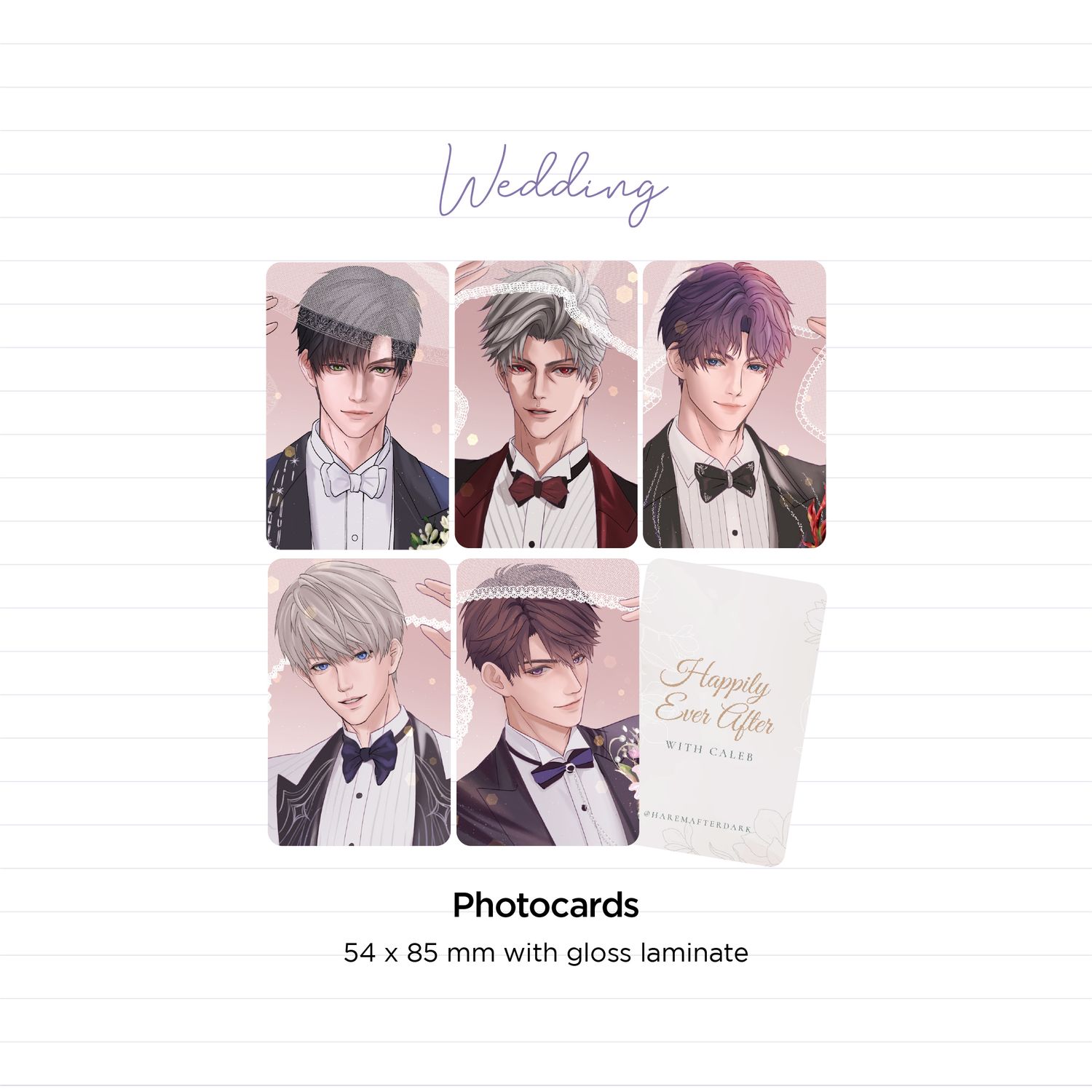 Love &amp; Deepspace Wedding Photo Cards