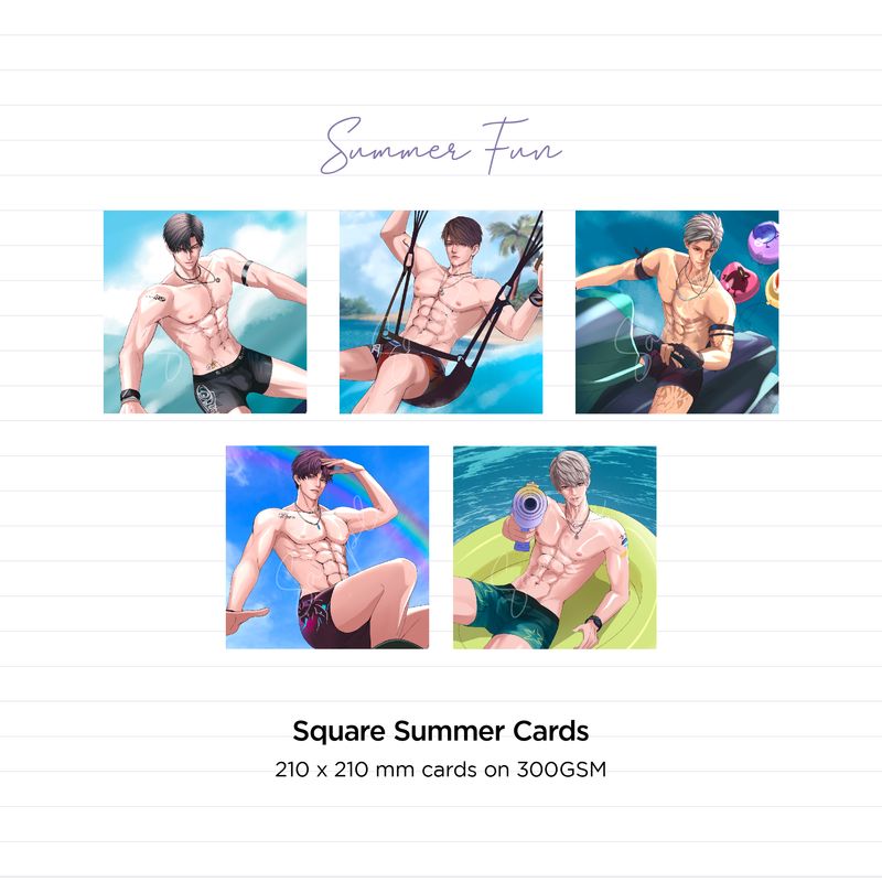 Summer Fun Square Prints