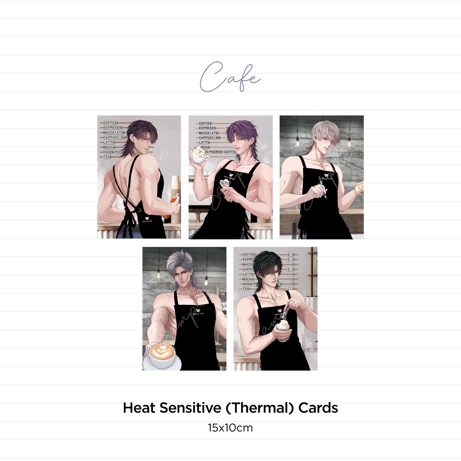 LADS Cafe Thermal Cards