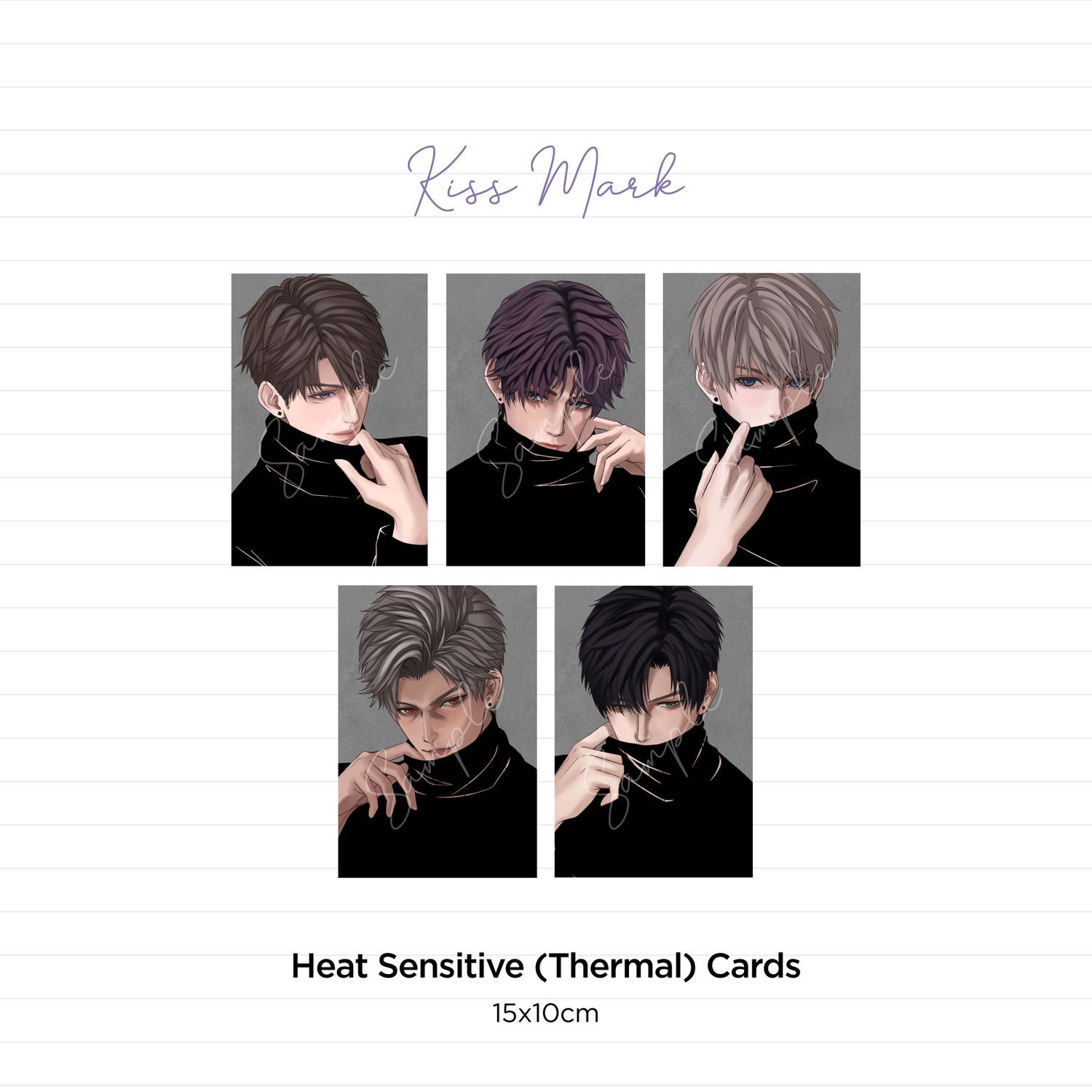 LADS Kiss Marks Thermal Cards