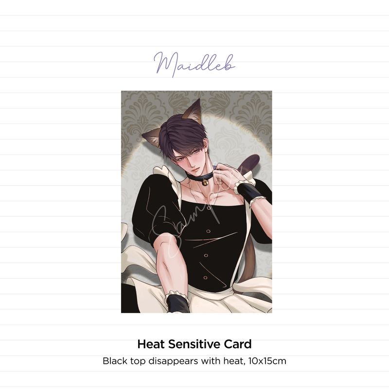 Caleb Heat Sensitive Maidleb Card