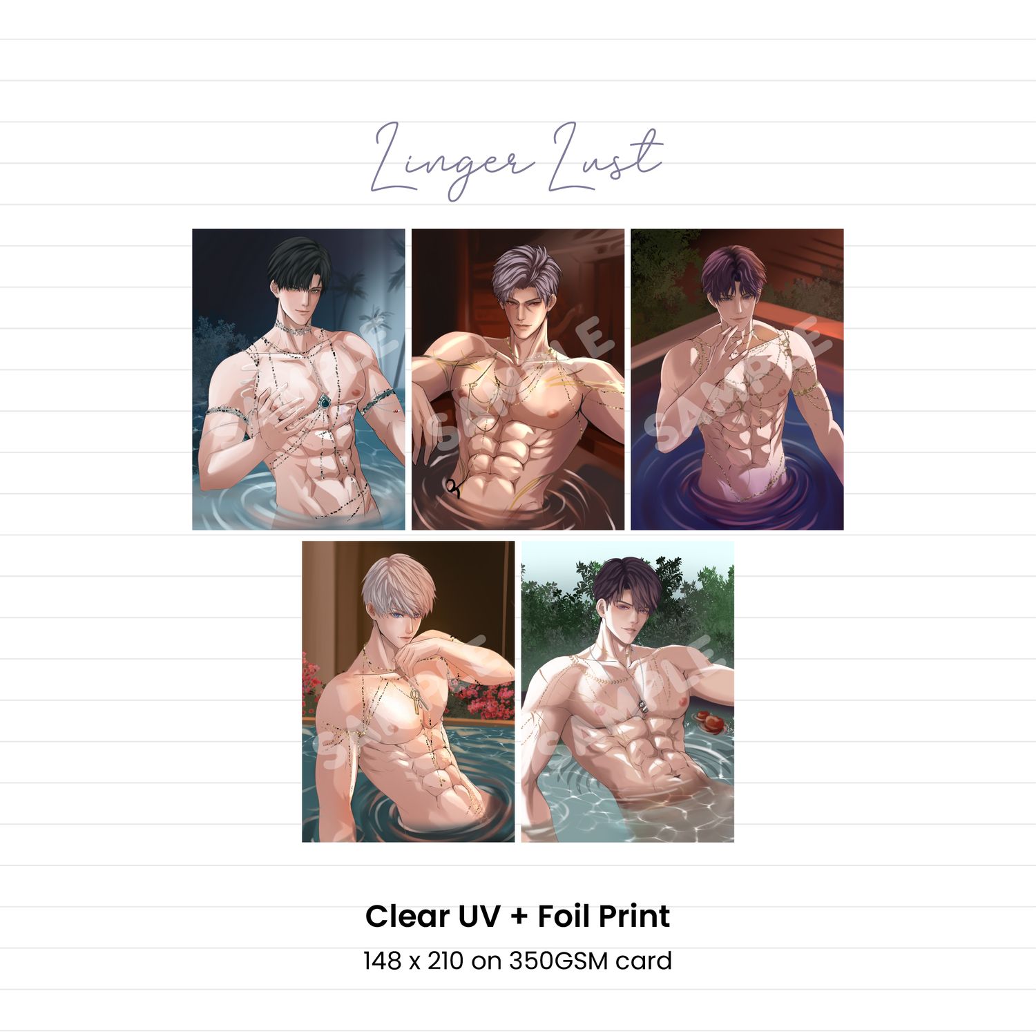 LADS Clear UV + Foil Print