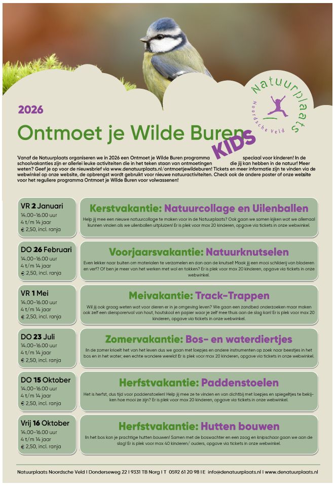 OJWB Kids Herfstvakantie Paddenstoelen 15 oktober OJWB Kids Herfstvakantie Paddenstoelen 15 oktober