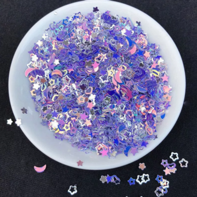 Mix Star Sequin Shell Confetti Sprinkles Heart Glitter Fake Toppings Filling Bling bling Micro Star Jewelry Making Supplies Resin
