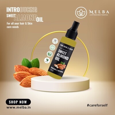 Sweet Almond Oil (For Hair & Skin )