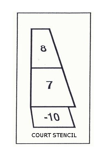 Court Stencil Court Stencil