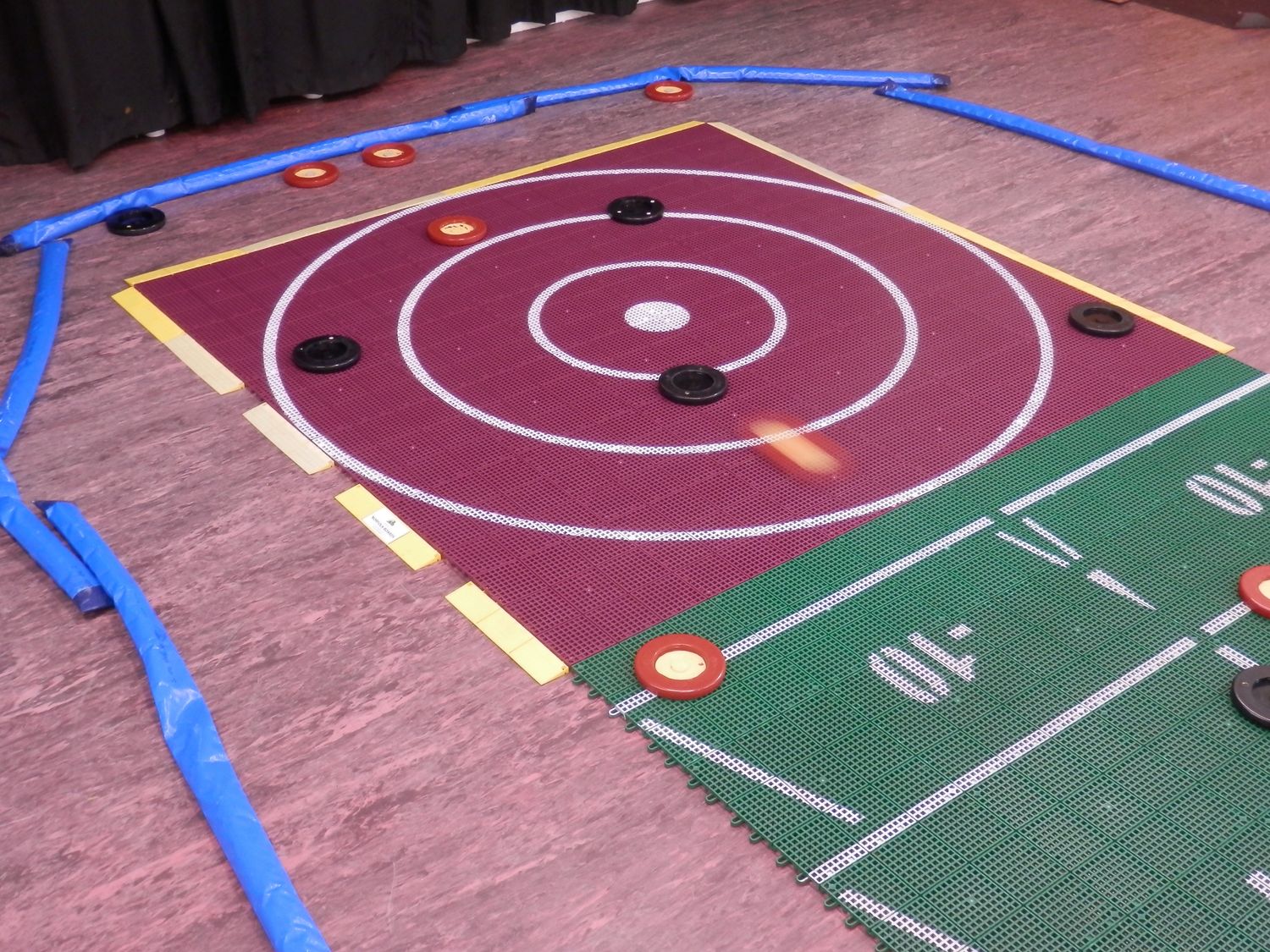 Shuffleboard Curling End Shuffleboard Curling End