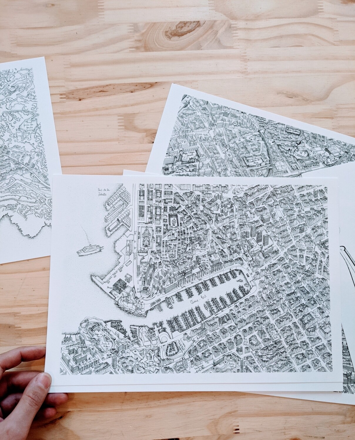 Le Vieux-Port - Affichette (format A4)