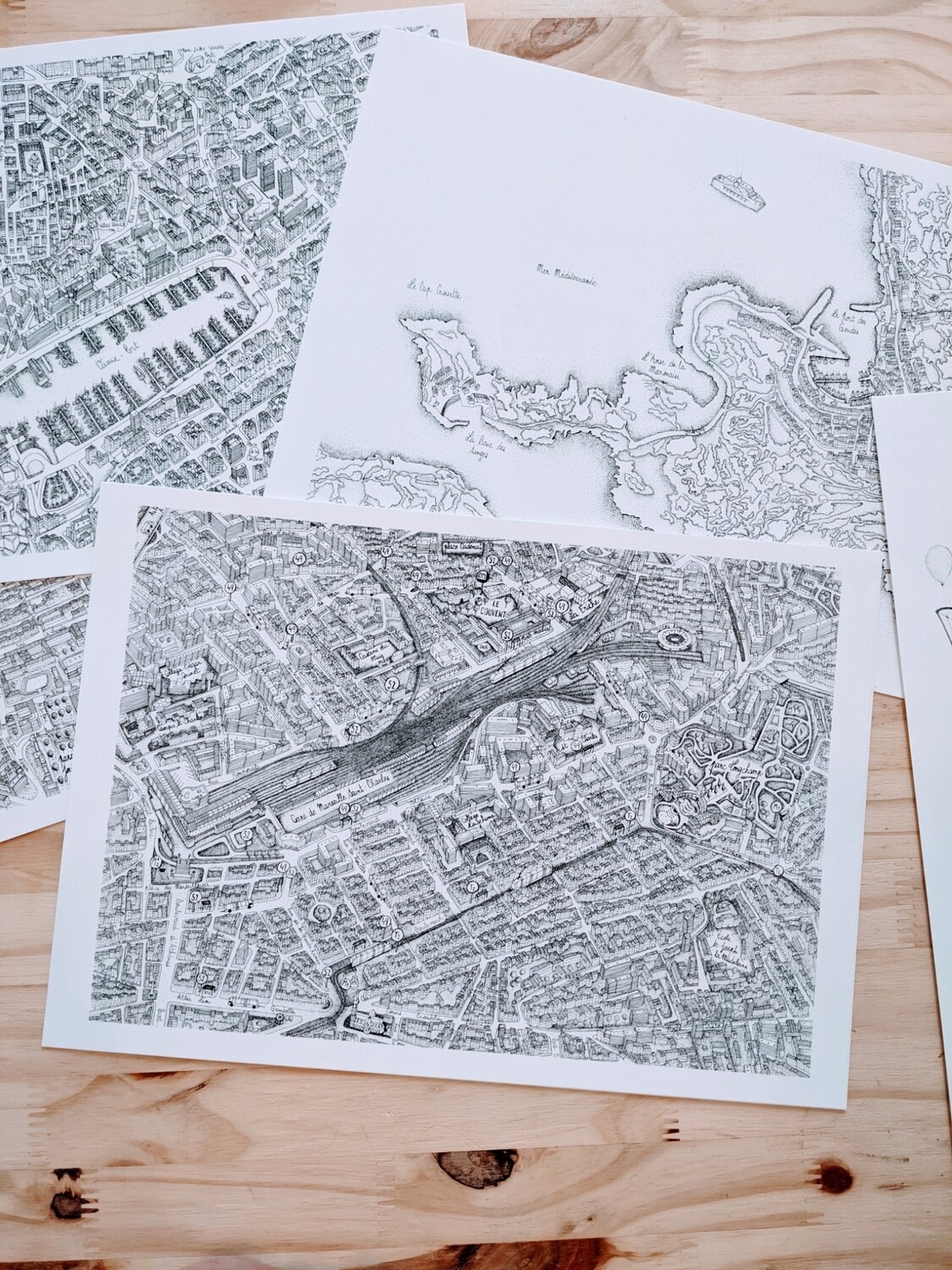 La Gare Saint-Charles - Affichette (format A4)