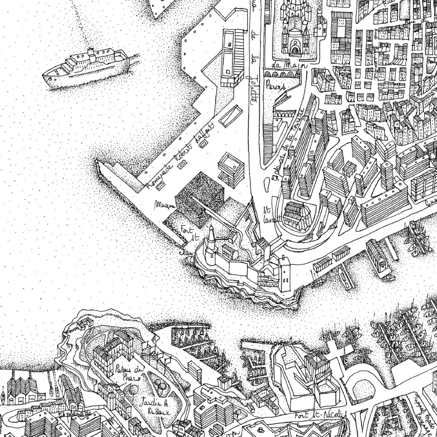 Le Vieux-Port (format A3)