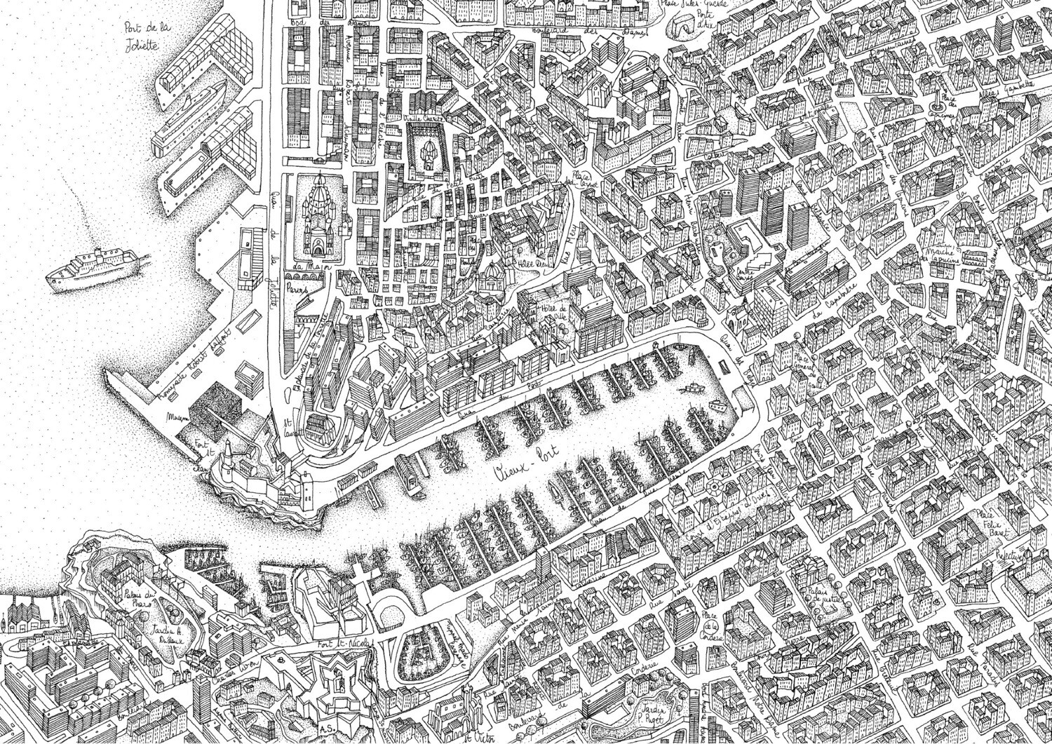 Le Vieux-Port (format A3)