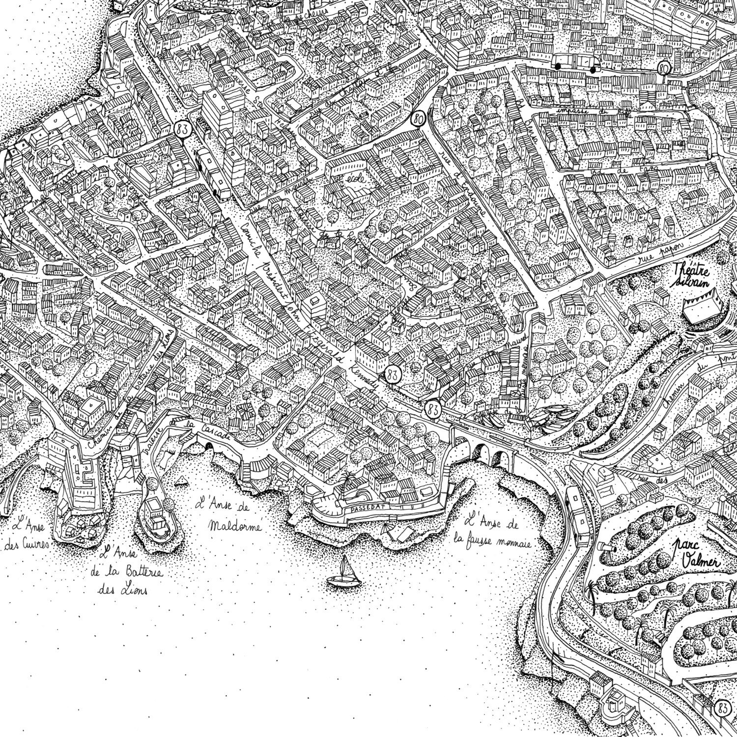 Du Vallon à Malmousque (format A3)