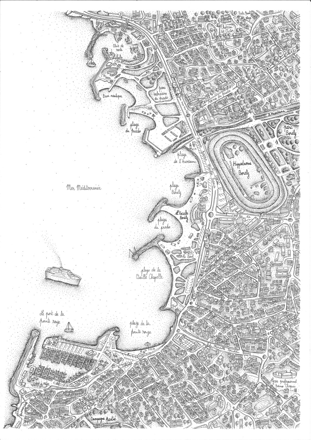 La Pointe-Rouge (format A3)