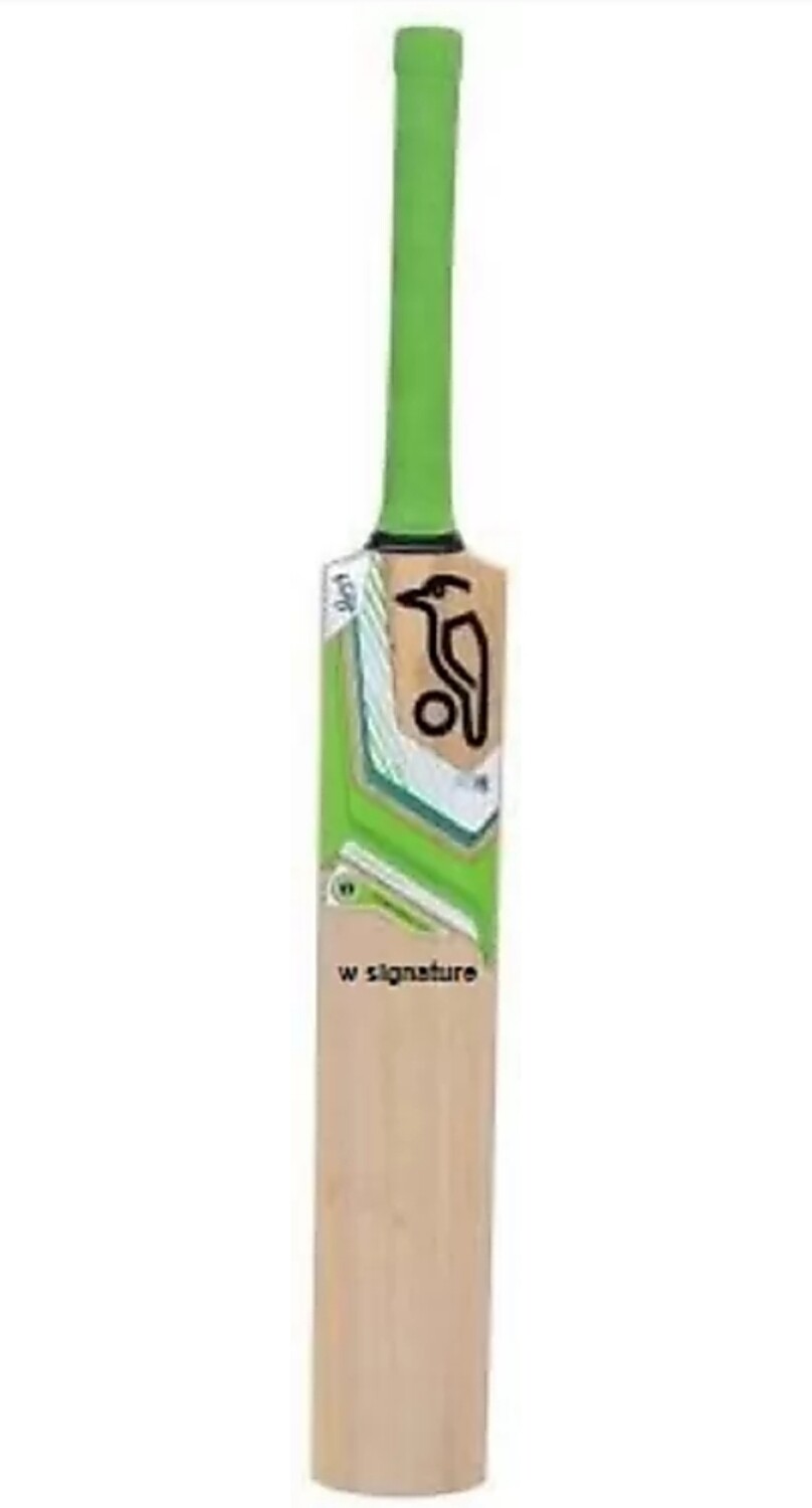 W SIGNATURE kookaburra kahuna full size kashmir willow cricket Bat (1000kg)