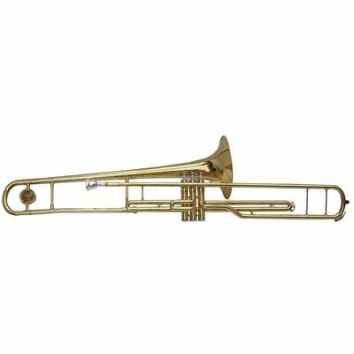Bb valve Trombone in gold lacquered finish