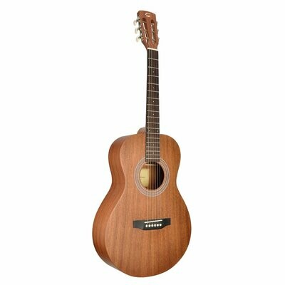DELTA CROSSROAD-MOP
Parlor acoustic guitar in open pore satin finish