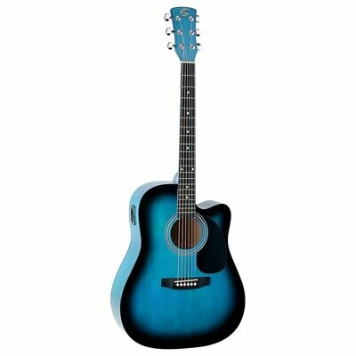 YOSEMITE-DNCE-BLS
Dreadnought cutaway Acoustic guitar with preamp