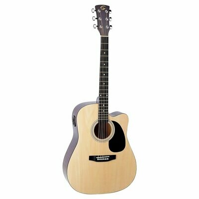 YOSEMITE-DNCE-NT
Dreadnought cutaway Acoustic guitar with preamp
