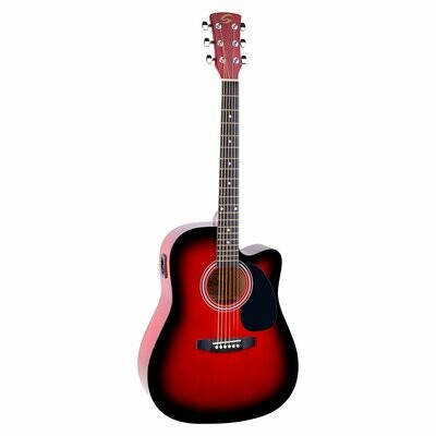 YOSEMITE-DNCE-RDS
Dreadnought cutaway Acoustic guitar with preamp