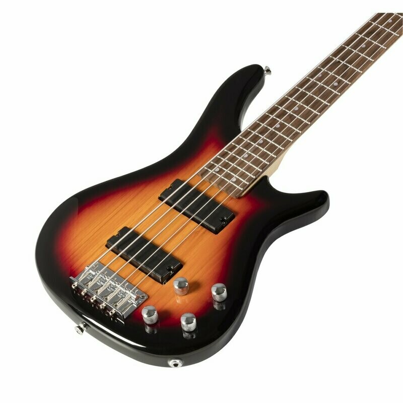 GUNBARREL-5 3TS
5 strings electric bass with bridge and neck pick ups