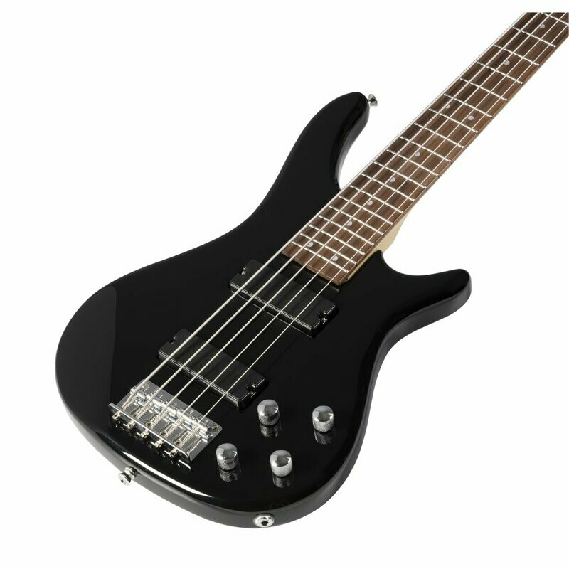 GUNBARREL-5 BK
5 strings electric bass with bridge and neck pick ups