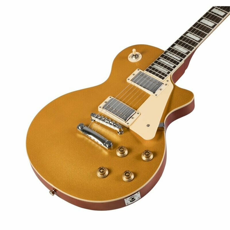 MILESTONE-PRO GT
Arch top cutaway electric guitar with 2 humbuckers and set-in neck