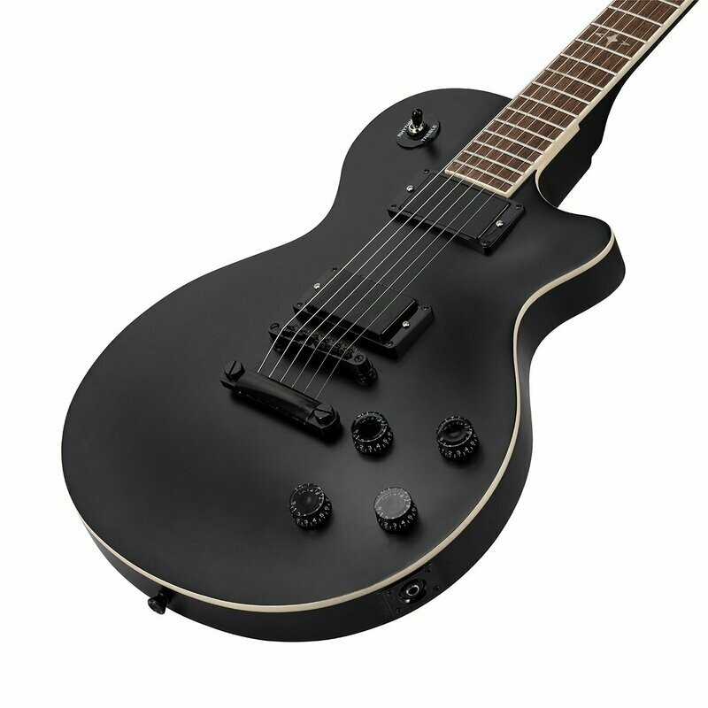 MILESTONE-PRO SE MBK
Arch top cutaway electric guitar with 2 humbuckers and set-in neck