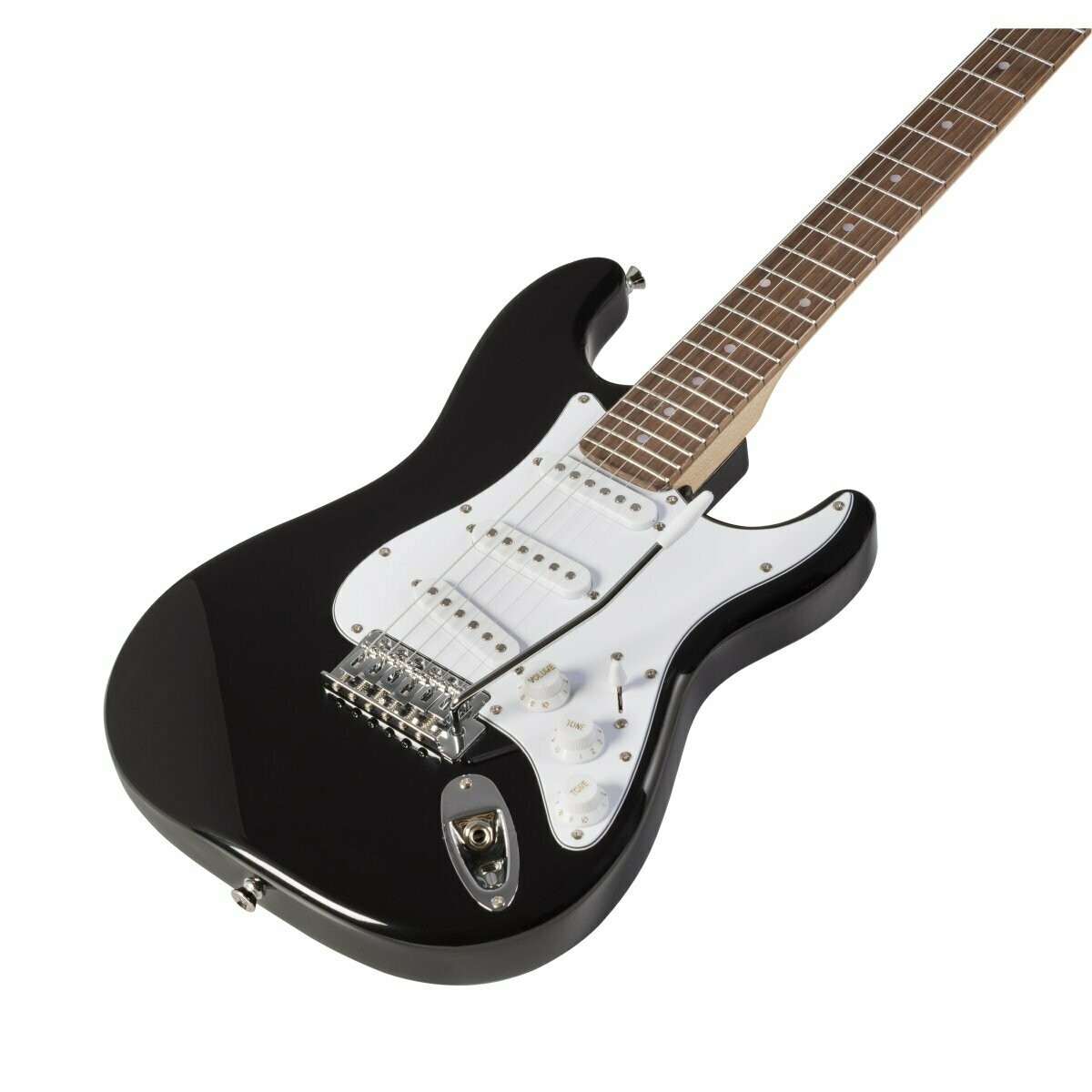 RIDER-JR BK
3/4 double cutaway electric guitar with 3 single coils
