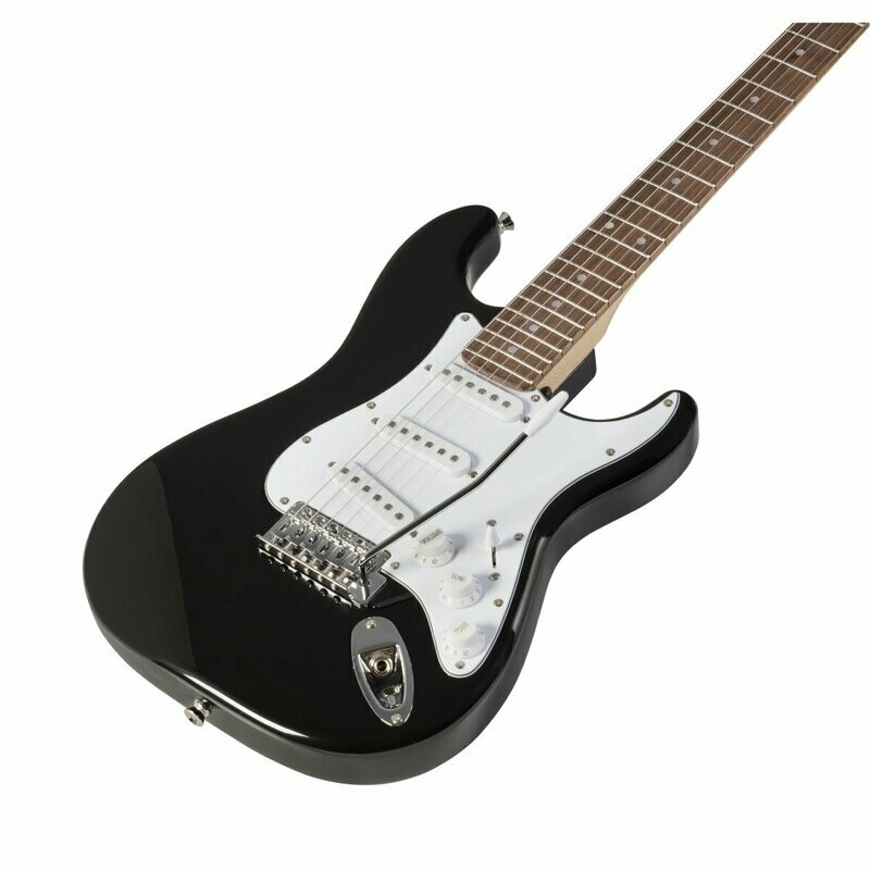 RIDER-JR BK
3/4 double cutaway electric guitar with 3 single coils