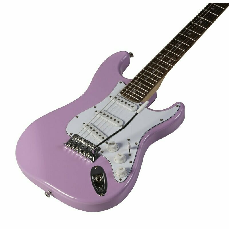 RIDER-JR PK
3/4 double cutaway electric guitar with 3 single coils
