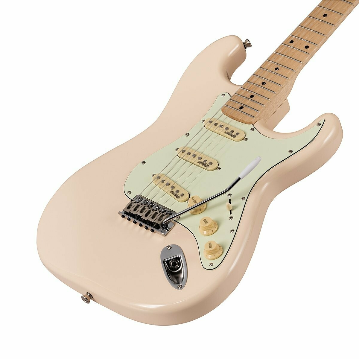 RIDER-RETRO-M SW
Double cutaway electric guitar with 3 single coils and vintage tuners (Wilkinson equipped, maple fretboard)