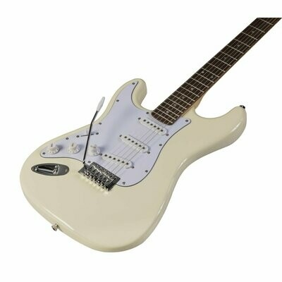 RIDER-STD-SLH VW
Left handed double cutaway electric guitar with 3 single coils