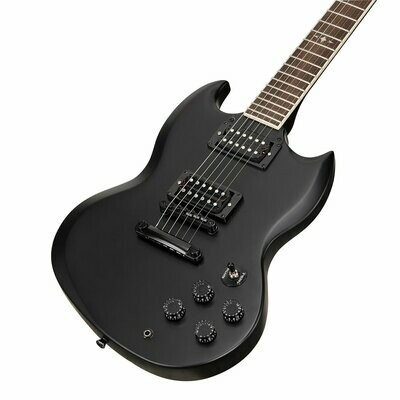 SH-HR200-MBK
SHADOW series double cutaway electric guitar with 2 humbuckers, tune o matic bridge and set-in neck