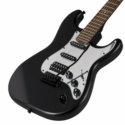 SST-112T-MBK
SHADOW series double cutaway electric guitar with 2 single coils + 1 humbucker and tremolo bridge