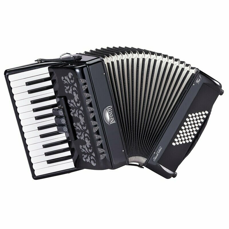 VOCE I 2648-BK
48 basses accordion black