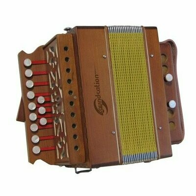 SAC-1202C-WD
C diatonic accordion with natural wood finish