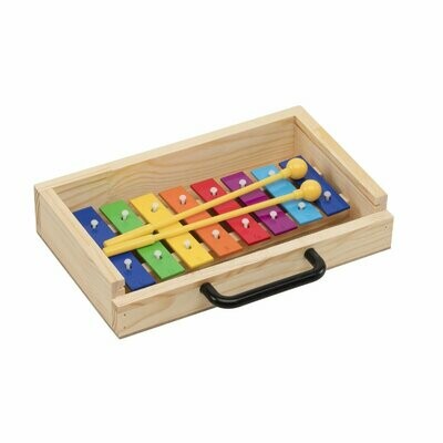 SG-8C
8 note glockenspiel with colorful steel sound bars in C tune