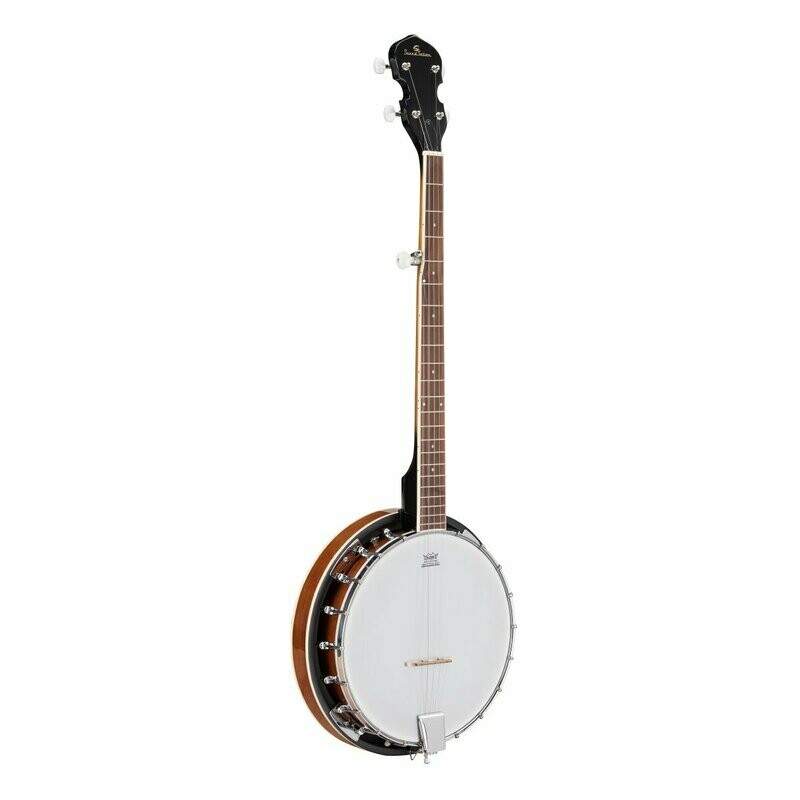 SBJ-40
Banjo featuring sapele mahogany body and REMO head