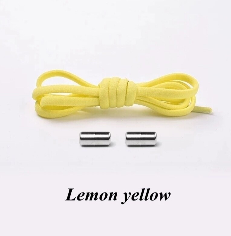 Cordón elástico amarillo limón