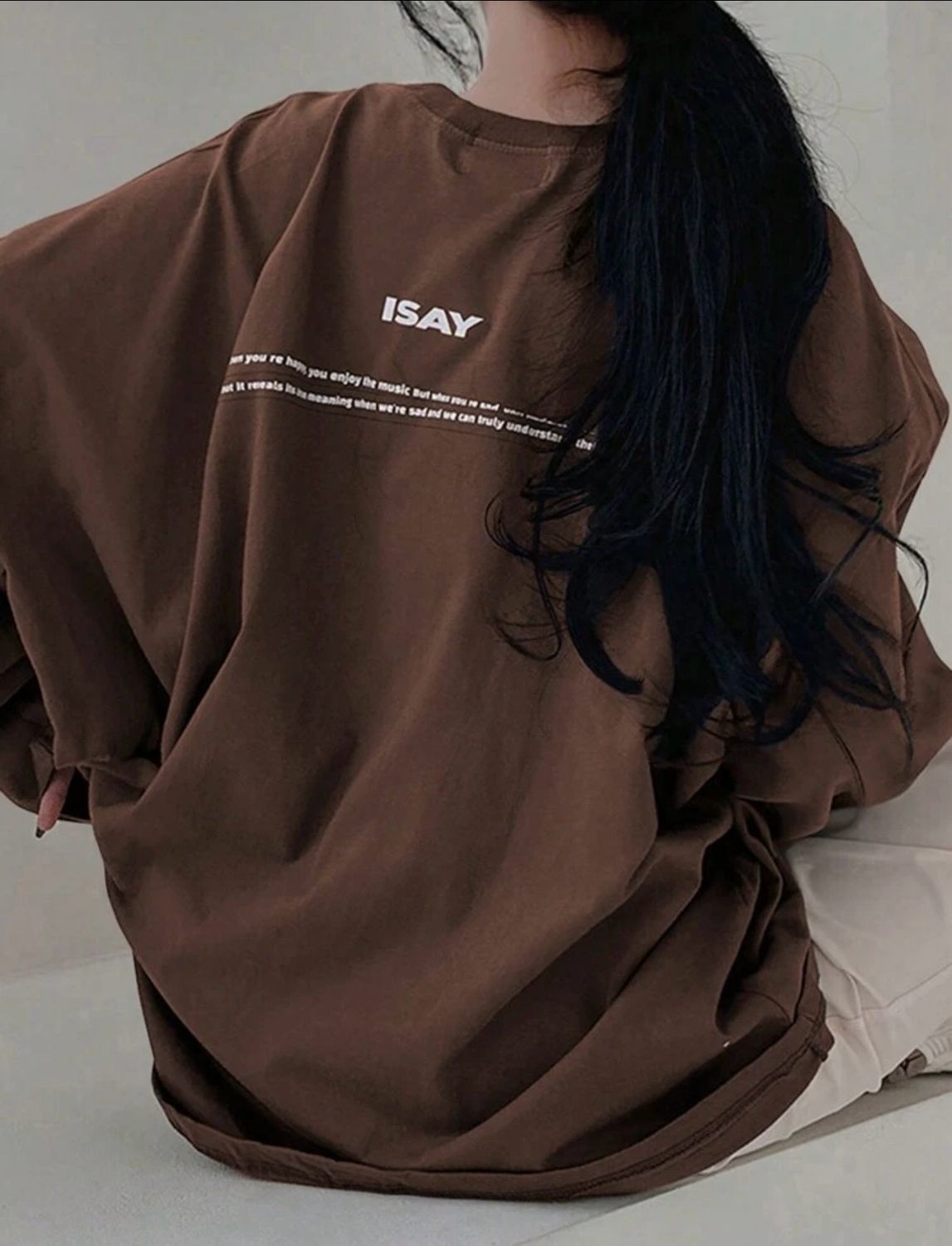 Ladies Over Sized Long Sleeved Ts