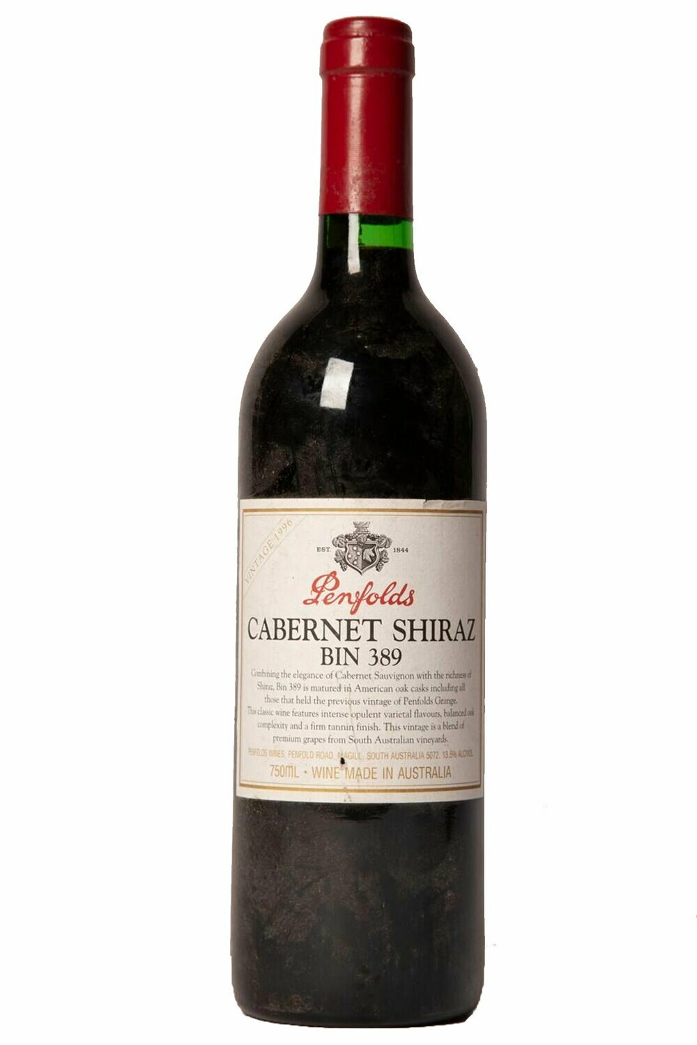 Penfolds Bin 389 Cabernet Shiraz 1996 750ml