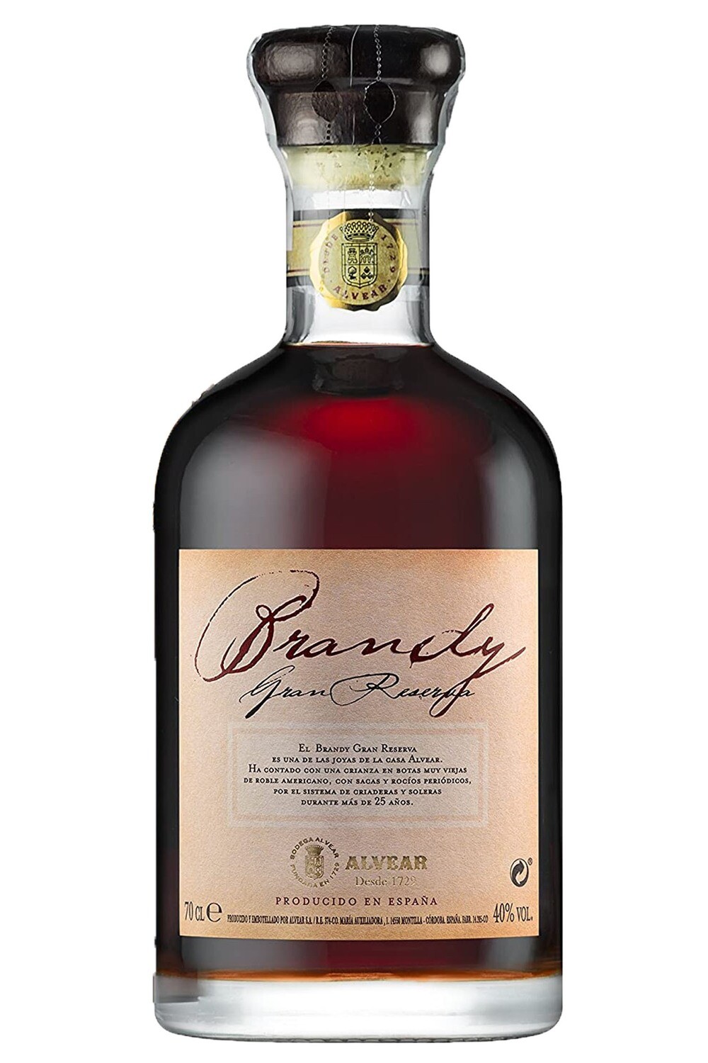 Alvear Gran Reserva Brandy 70cl