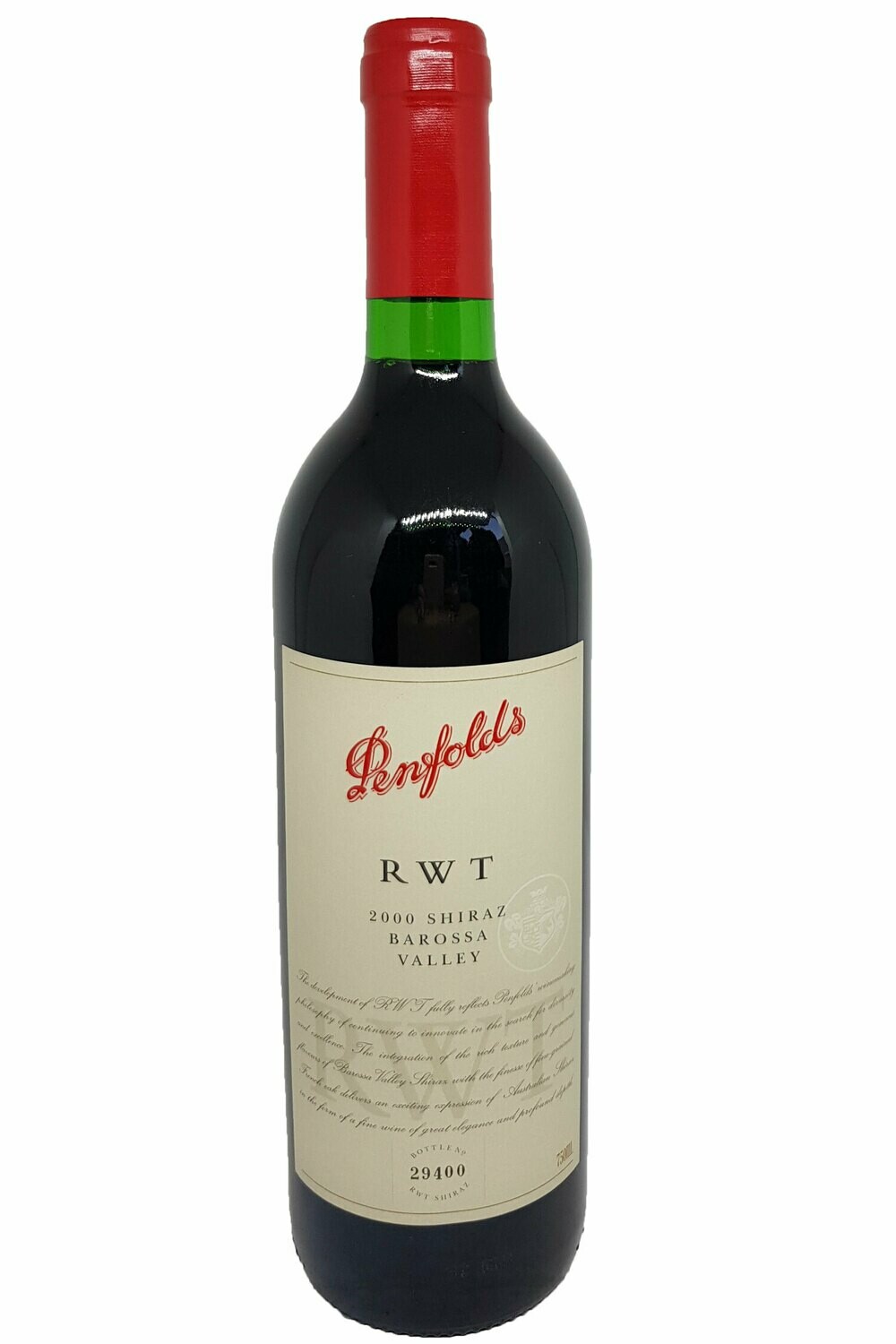 Penfolds RWT Shiraz 2000 750ml