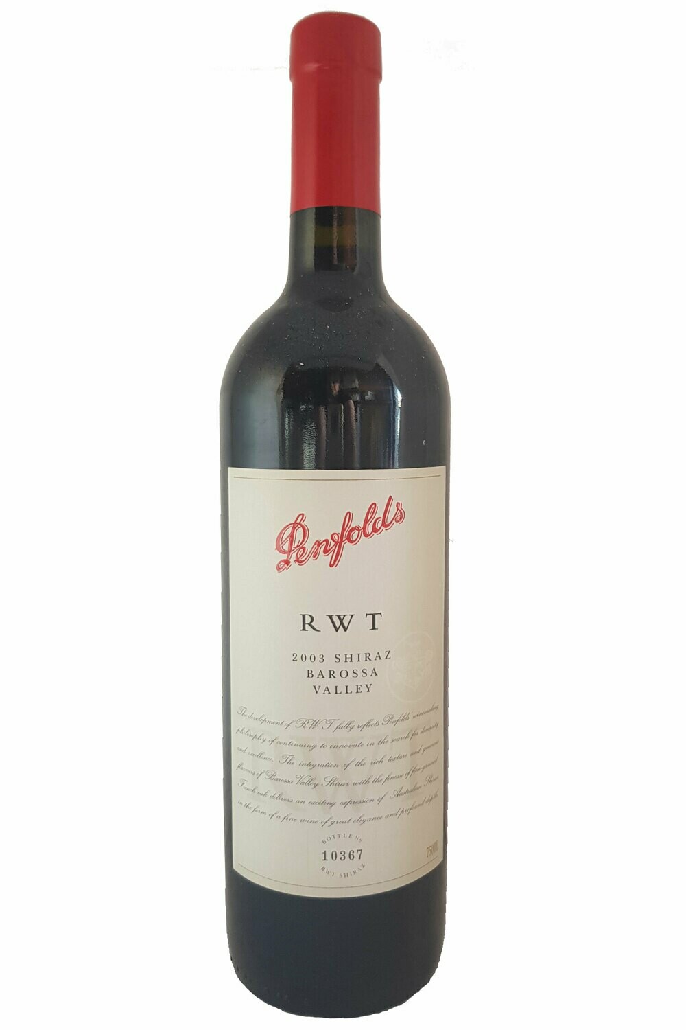 Penfolds RWT Shiraz 2003 750ml