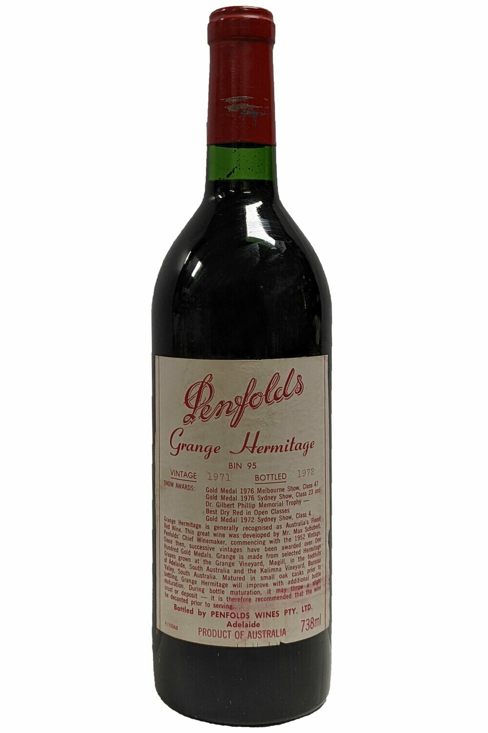 Penfolds Grange 1971 750ml