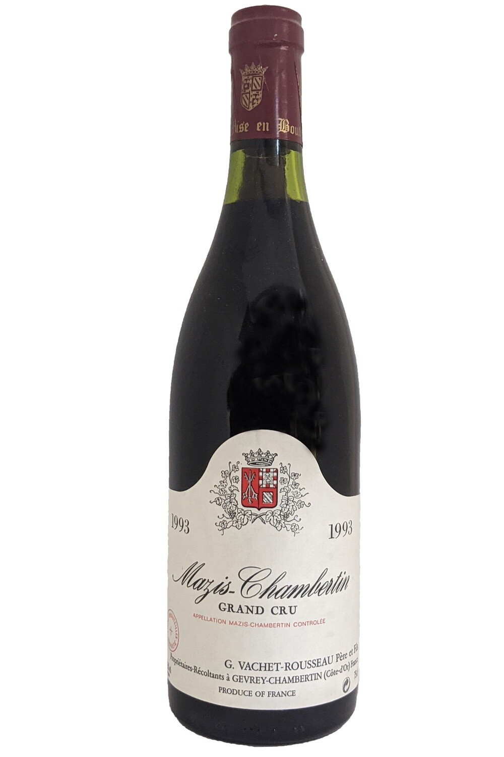 Domaine Vachet-Rousseau Mazis-Chambertin Grand Cru 1993 750ml