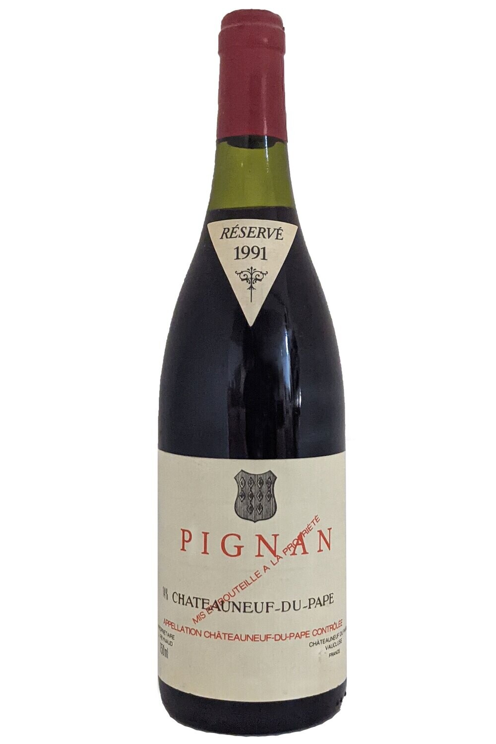 Chateau Rayas Chateauneuf-du-Pape Pignan Reserve 1991 750ml