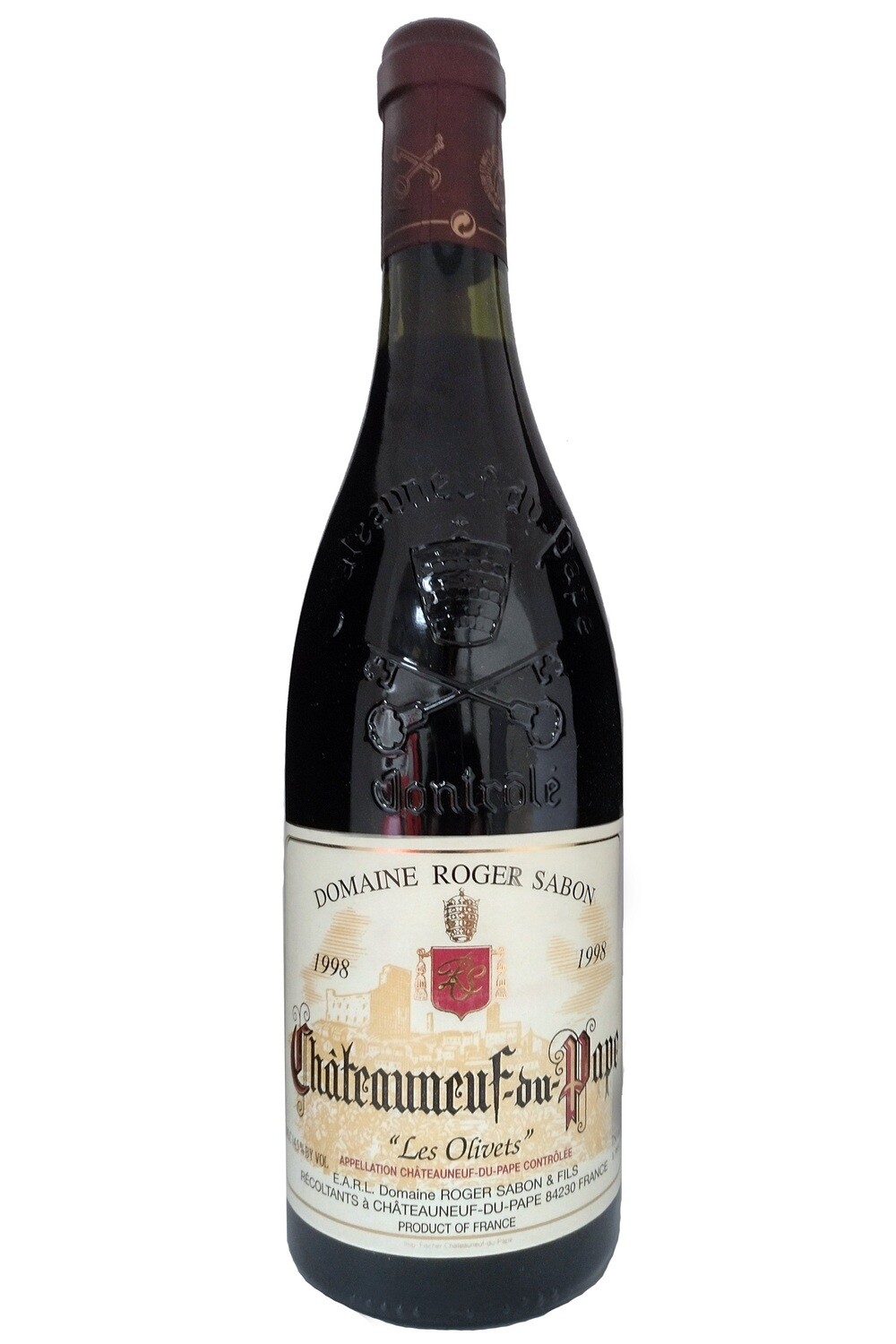 Roger Sabon Chateauneuf-du-Pape Les Olivets 1998 750ml