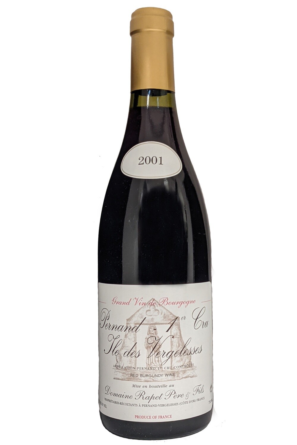 Domaine Rapet Pere et Fils Ile des Vergelesses 2001 750ml