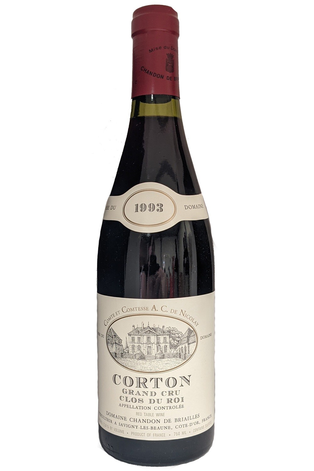Domaine Chandon de Briailles Corton-Clos du Roi Grand Cru 1993 750ml